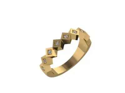 wedding ring Free 3D print model