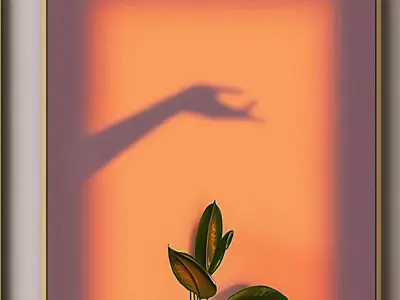 s decorative Modern painting 3D model