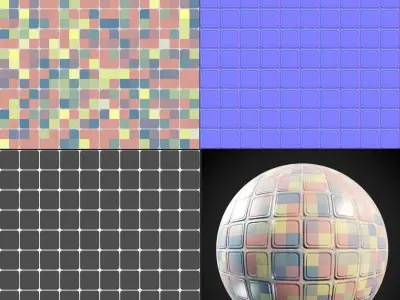 Tile PBR Texture 02 Texture