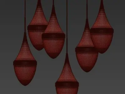 Tech Lighting Pendants 3D model