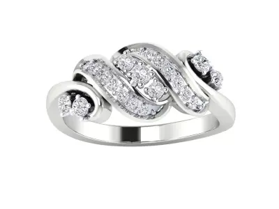 Women Ring 3D print model 48