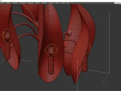 SOFIA CHANDELIER Low-poly 3D model