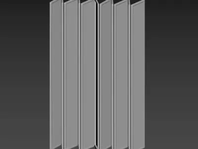 folding door Free 3D model