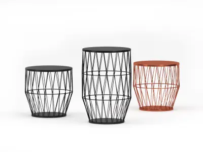 Azabu Small Tables 3D model