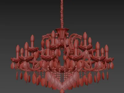 Chandelier Mirabella E 1 1 18 600 G  3D model