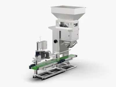 Automatic Quantitative Packaging Scale Machine 3D model