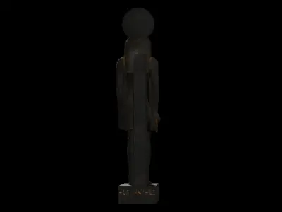 Statue of Ra Low-poly 3D model