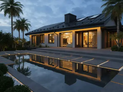 Modern Contemporary House  3D Model - 2 Versions 3D model