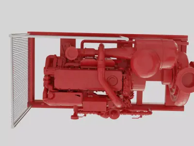 Fire Pump  3D model