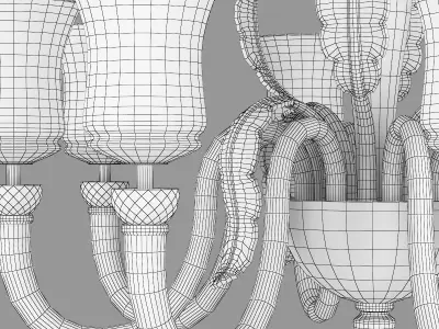 804080 Petalo Lightstar Chandelier   3D model