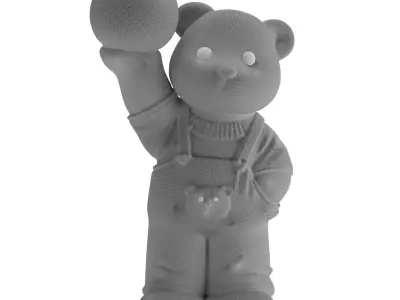 GlowBear 3D model