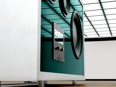 Transparent audio system 3D model