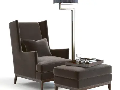Sofa and Chair Blake Armchair  3D model