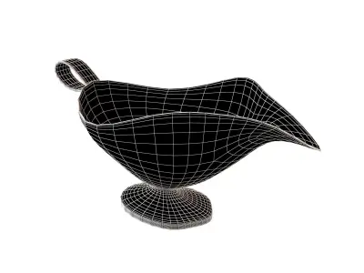 Sauce Boat v1 002 Low-poly 3D model