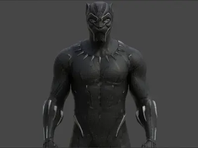 Black Panther - T challa - from Avengers Infinity War 3D Model 3D model