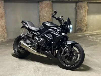 Triumph Street Triple 675 Gauge Bracket for Single Headlight 3D print model