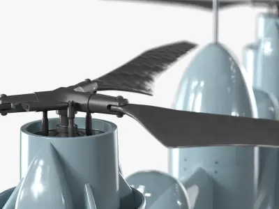  Dual Rotor Wing Drone Gray 