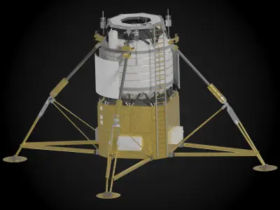 Blue Origin Descent Element 3D model