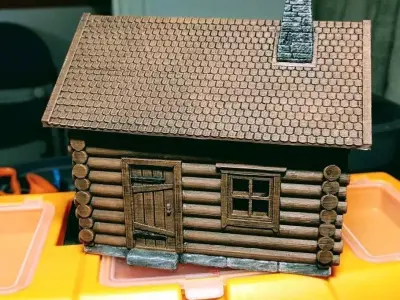 Log Cabin 3D print model