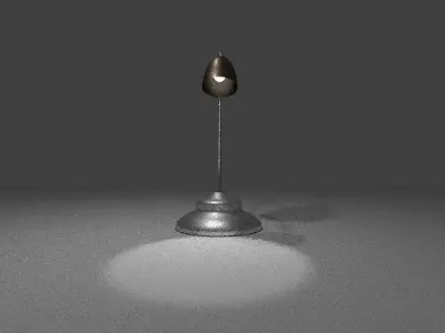 Lamp with light Free 3D model