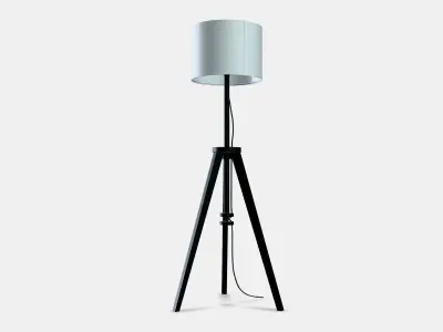 LAUTERS Standing lamp Low-poly 3D model