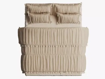 Princess Bed Linen 3D model