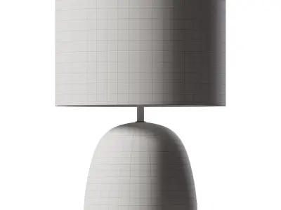 TABLE LAMP STONEWARE POLYESTER 3D model