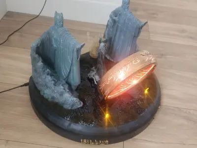Diorama seigneur des anneaux 3D model
