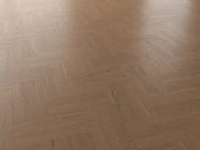 Parquet Oak Vincinyatta Brushed set 2 3D model