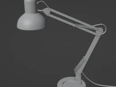 High-quality Study  Table Lamp 3D model