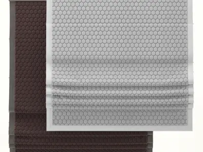 Roman shade h 3D model