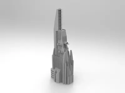 Rhapsody Building Kitbash -- Level 1 3D model