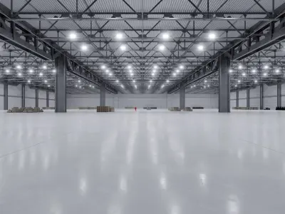 Warehouse Interior 3b Low-poly 3D model