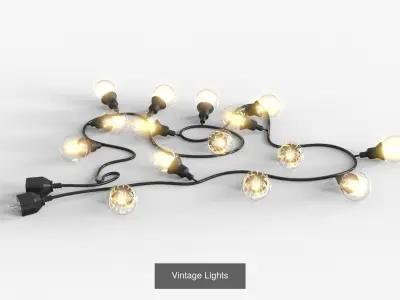 Vintage Lights 3D Model Pack