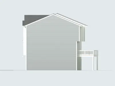 Cape Cod House 18 3D model