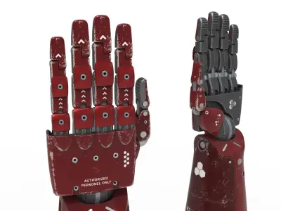  Robot Android mechanical hand 3D model