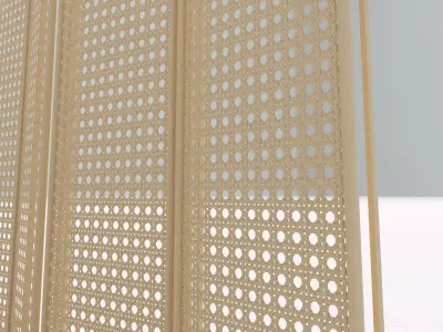 Rattan partition 3D model