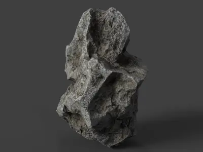 Rock 6-10 Low-poly 3D model