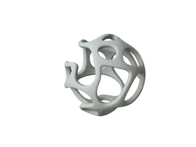 SciFi Cube Object No 28759 Low Poly Shape Texture