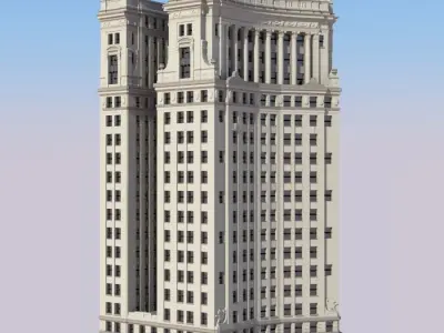 London Guarantee Building 3D print model