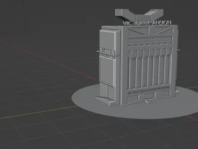 Run Down Building 3D model