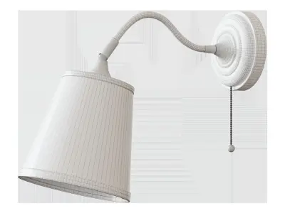 ORSTID Sconce brass  white 3D model