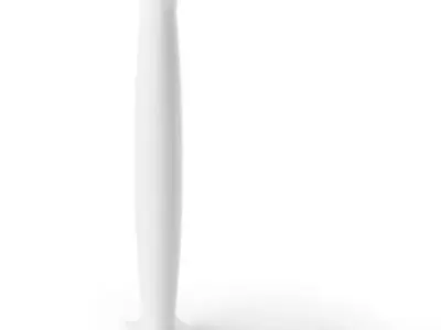 Convex Outdoor White Pillar 3D model
