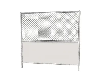 Japanese Security Fence 3D model