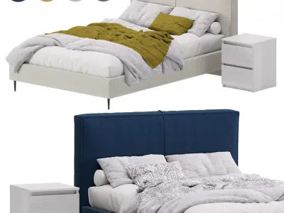Bed Ebi 140 Happy Light  3D model