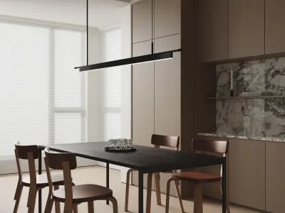 apartment interior scenes   3D model order