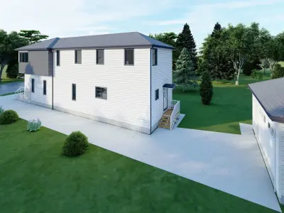 Contemporary City Urban Home 3D model