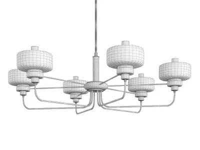 NOLA CHANDELIER Low-poly 3D model