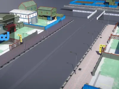 Old Factory 3D model purchase