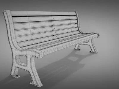 Benches bench 3D Model Pack